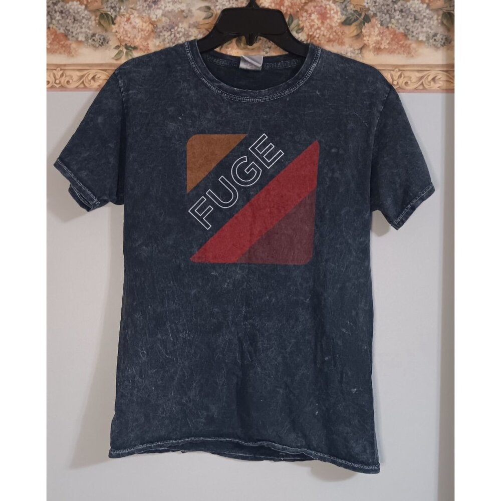 Colortone Small Grey Fuge Stonewash Camp Fun Outdoor Athleusre Casual Top